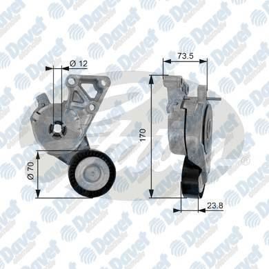 GATES T38148 Alternator Gergi Rulmani Kutuklu Caddy Golf Iv-V Jetta Passat Polo Clasic Fabia Octavia Toledo 1.6 1.8 2.0 (Aeh-Akl-Bfq-Bse-Bsf-Bgu)
